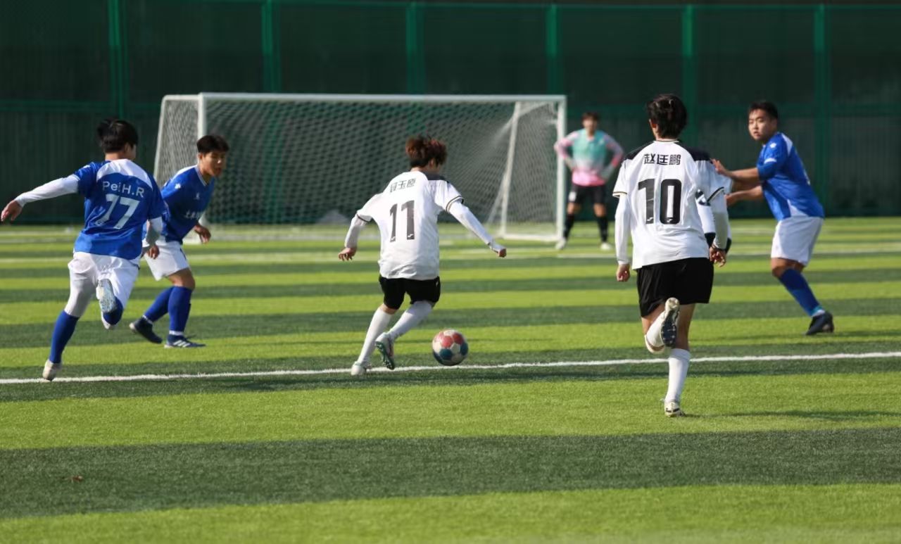 足球赛场上双方的高超技艺将比赛推向高潮 足球赛场上双方的高超技艺将比赛推向高潮